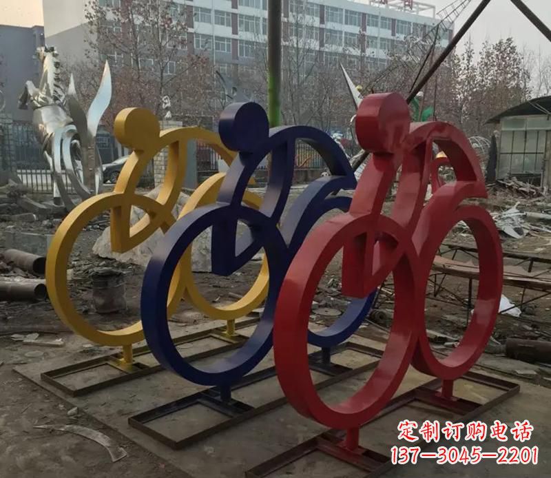 大同中领雕塑推出的自行车雕塑是一件别具一格的…