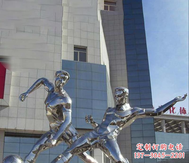 大同中领雕塑:专业的足球运动雕塑定制