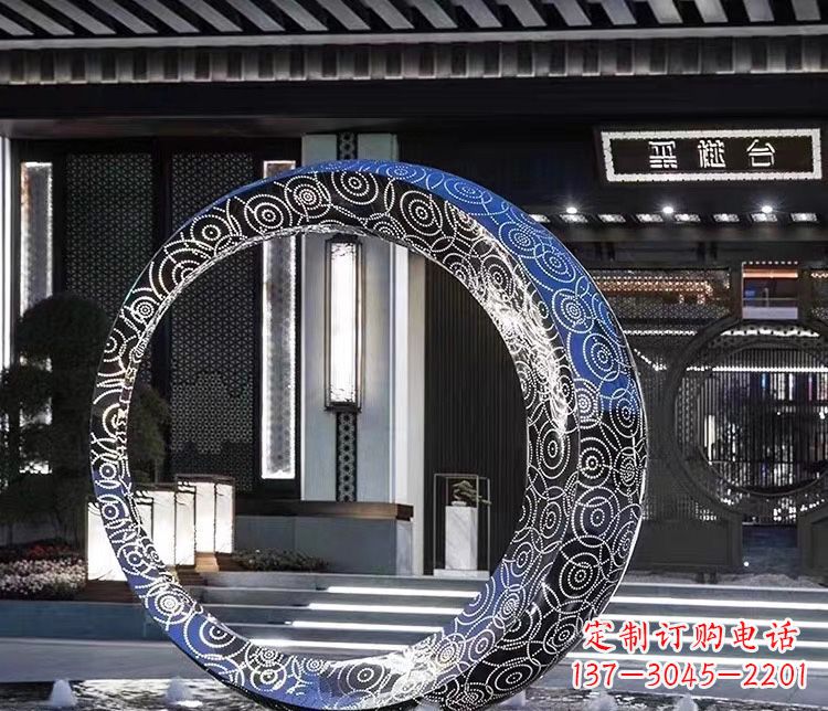大同精致圆环喷泉雕塑陪伴你的绿色城市
