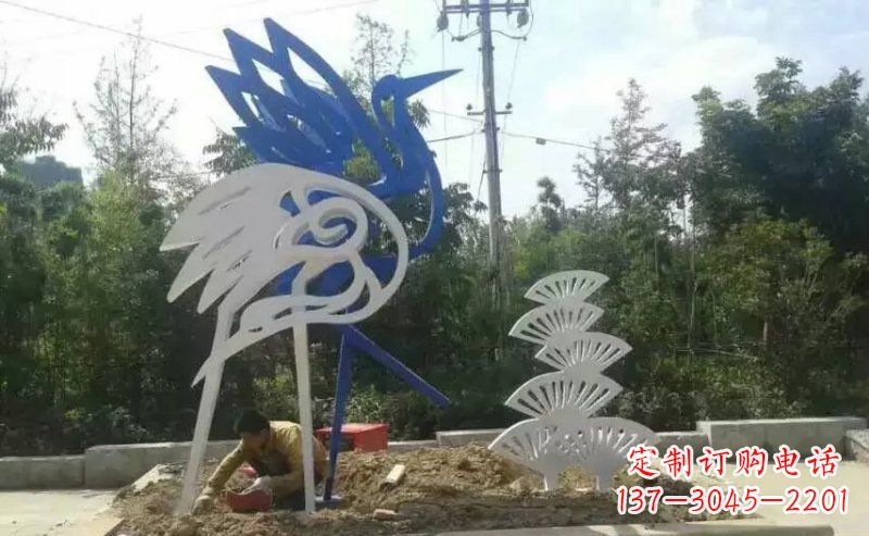 大同精美天鹅不锈钢雕塑