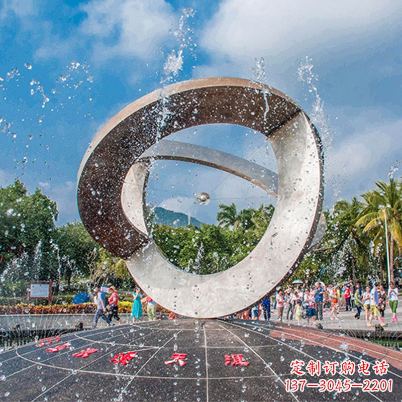 大同趣味非凡,体现尊贵,不锈钢喷泉雕塑