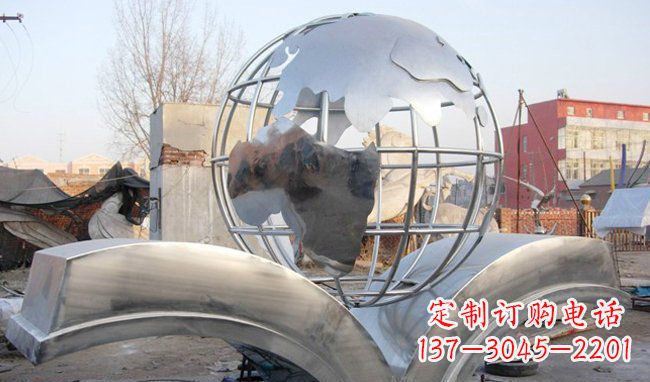 大同艺术地球,传承贵族气派的不锈钢雕塑