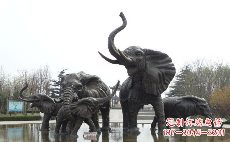 大同大象玻璃钢雕塑,艺术定制精品