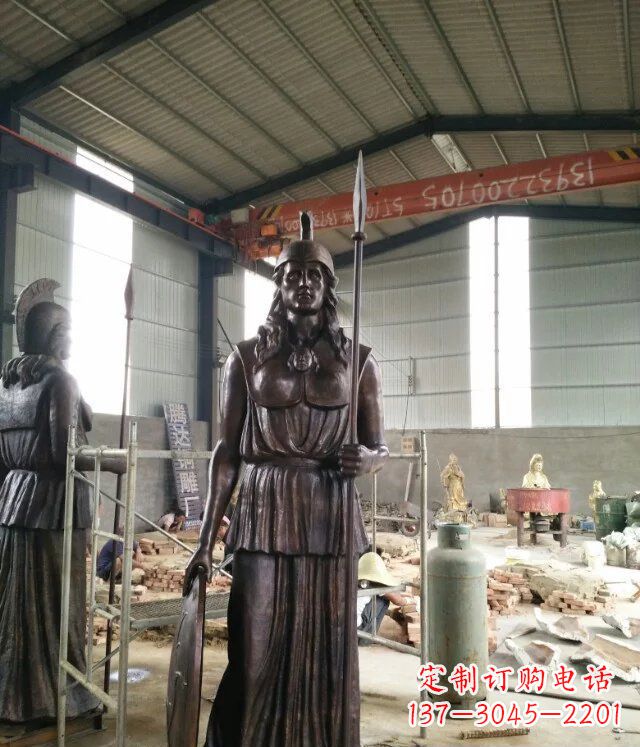 大同广场古罗马人物铜雕
