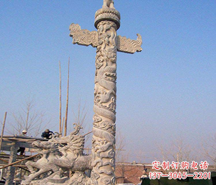大同广场华表景观石雕