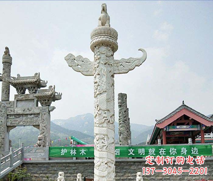 大同广场景观大理石华表石雕