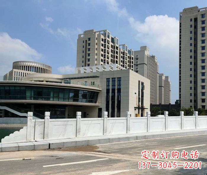 大同享受精美的广场景观大理石栏板雕塑