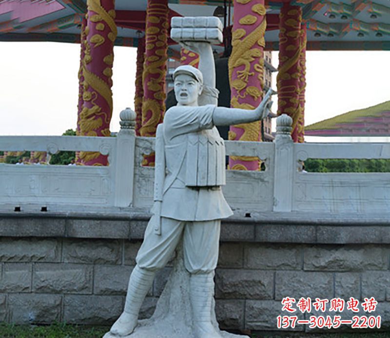 大同董存瑞石雕:一种传承精湛工艺的艺术品