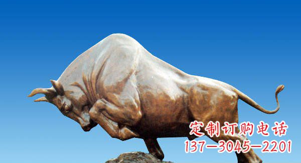 大同广场开荒拓荒牛铜雕