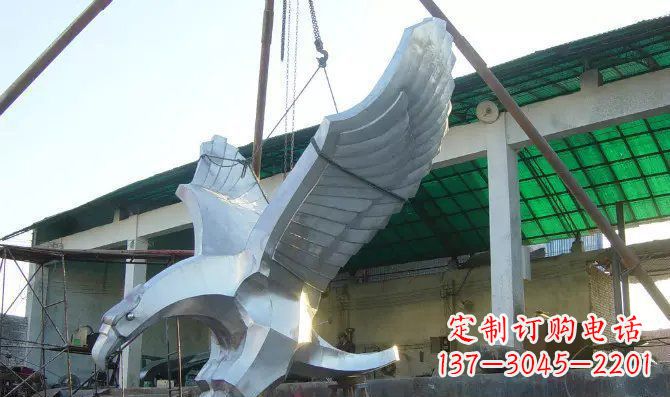 大同高端大气老鹰不锈钢雕塑