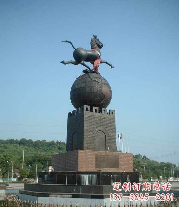 大同地球城市景观铜雕,永恒传承着历史记忆