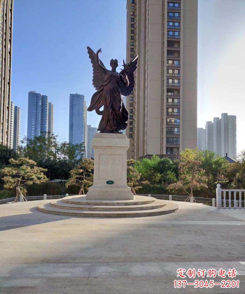 大同广场女神铜雕