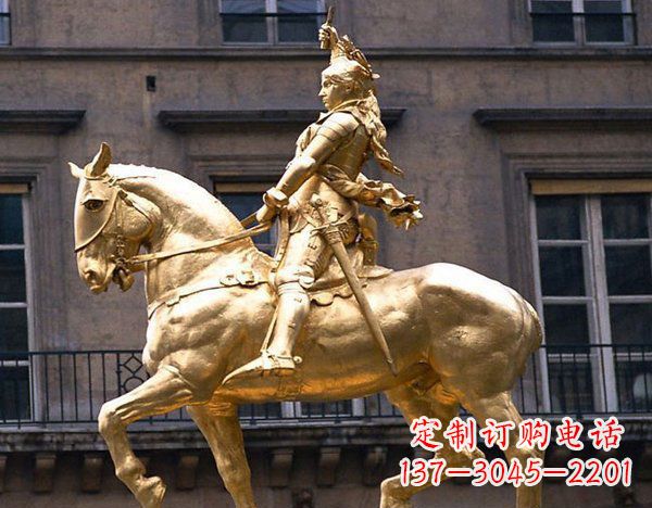 大同中领雕塑:高端骑马凯撒雕塑