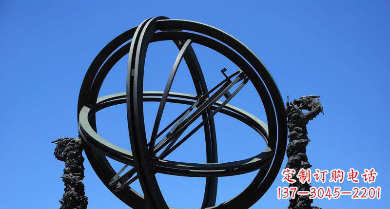 大同华丽外观,古老意蕴——青铜浑天仪雕塑
