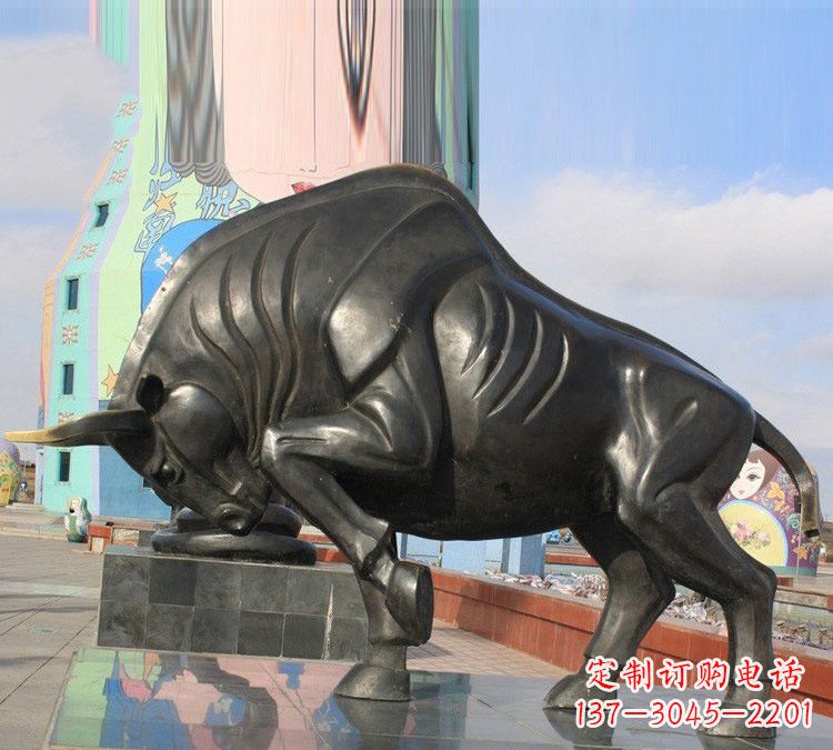 大同十二生肖牛铜雕,传承千年传统