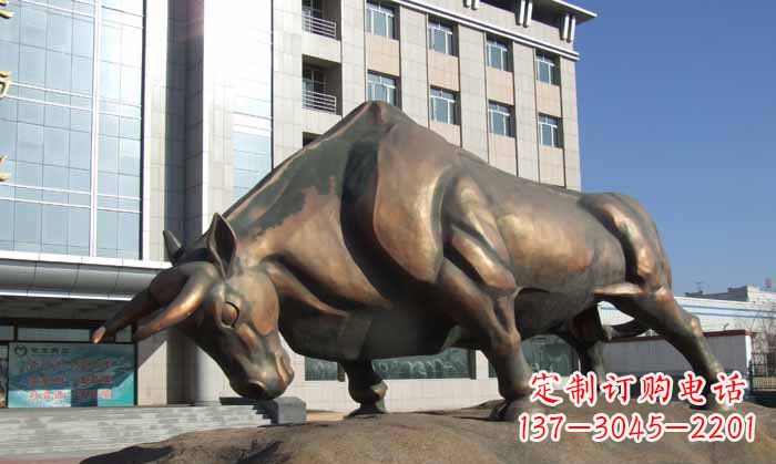 大同拓荒牛铜雕塑——将历史传承到现代
