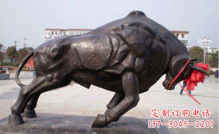 大同拓荒牛铜雕塑,让您的空间与众不同