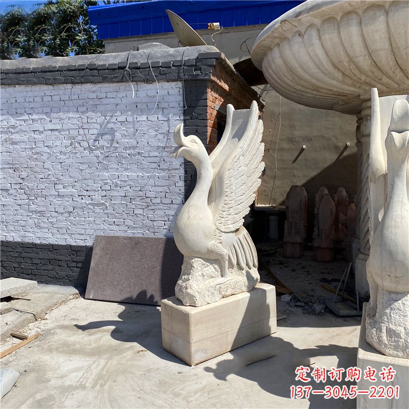 大同中领雕塑艺术精致天鹅雕塑