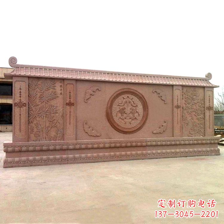 大同广场影壁石雕