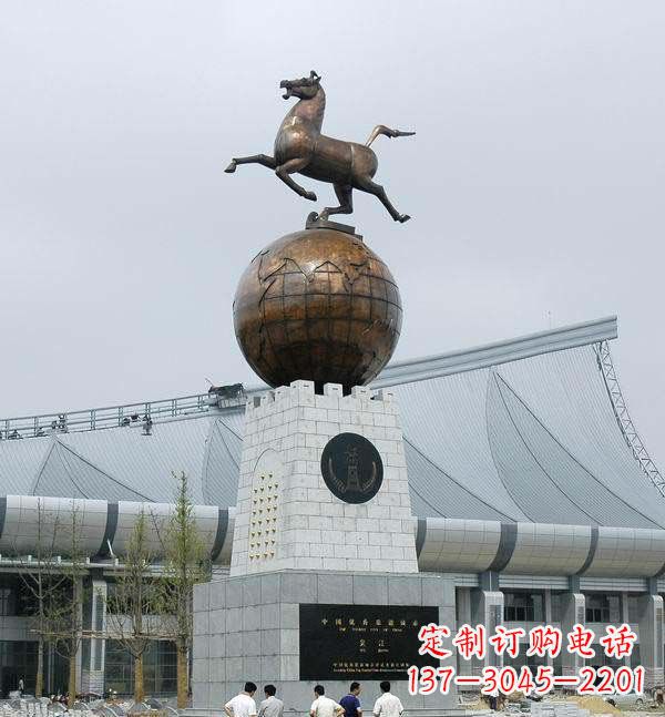 大同世界地球铜雕,完美展现地球的神秘与美丽