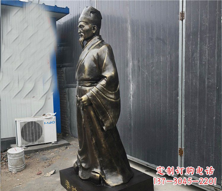 大同铸铜李时珍医学家雕塑,致敬伟大的医学先驱