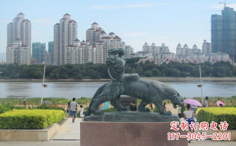大同中领雕塑:大型铜雕狮子,令您的景观更加出彩!