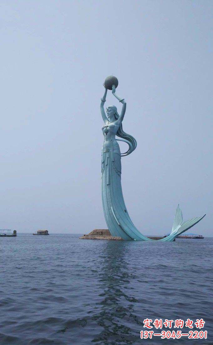 大同海洋美人鱼不锈钢雕塑