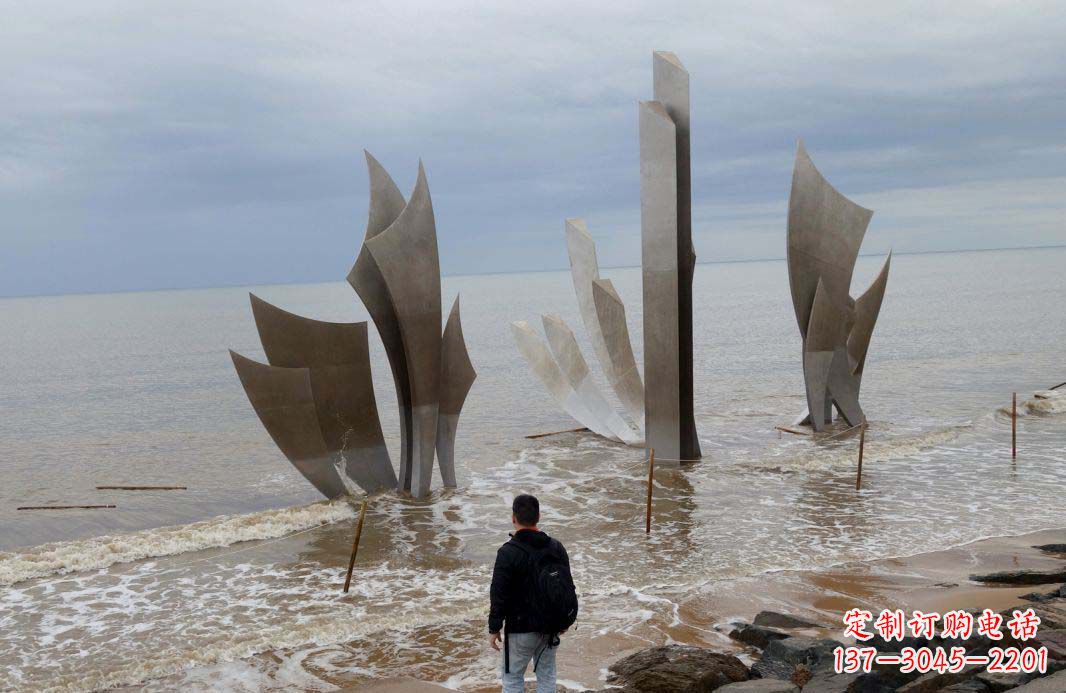 大同海洋船帆雕塑——送给宁静海滩的时刻