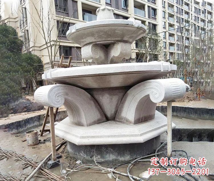 大同海马喷泉石雕