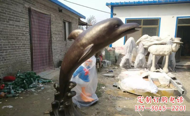 大同海豚精美铜雕,给你不一样的视觉享受