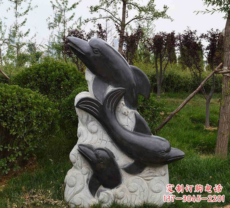 大同海豚石浮雕