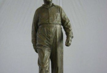 大同中领雕塑：经典革命人物毛主席铜雕