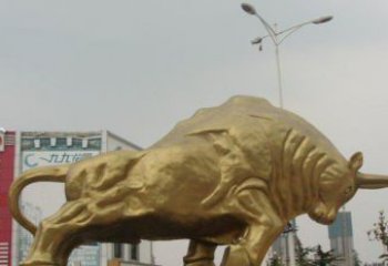 大同拓荒牛铜雕塑-充满历史气息的精美雕塑