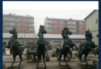 大同中领雕塑推出的优雅动物铜雕飞马，以其出色…