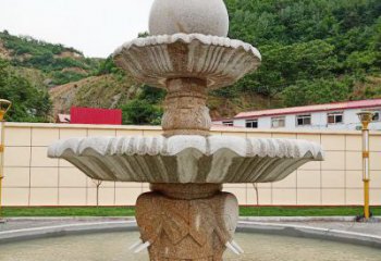 大同中领雕塑海螺石雕喷泉精致装点室外空间