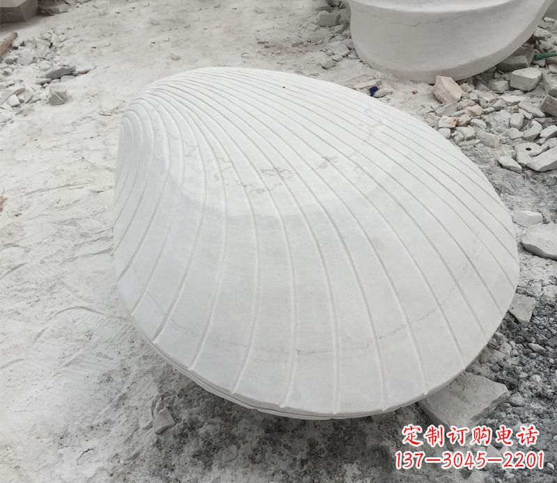 大同汉白玉贝壳石雕