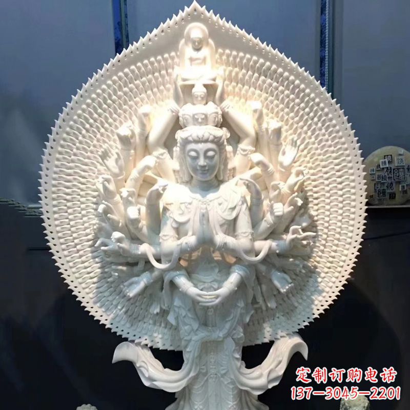 大同中领雕塑以精细的玉石雕刻工艺,精心制作了…