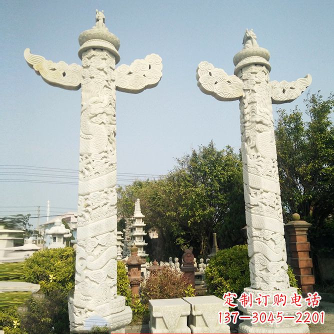 大同华表石雕塑,定制专属礼物