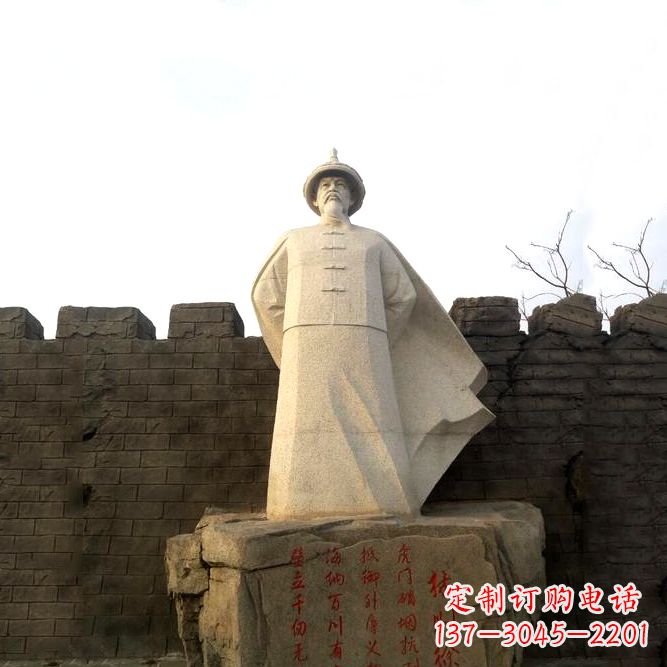 大同汉白玉林则徐石雕像——刻画历史传奇的传世绝唱