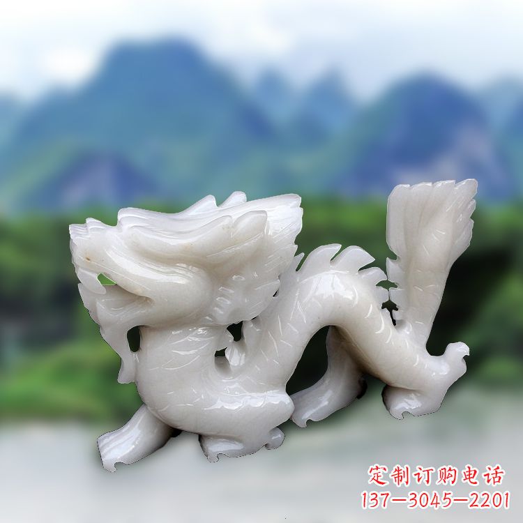 大同汉白玉龙雕塑饱含着中国传统文化的气息,是…