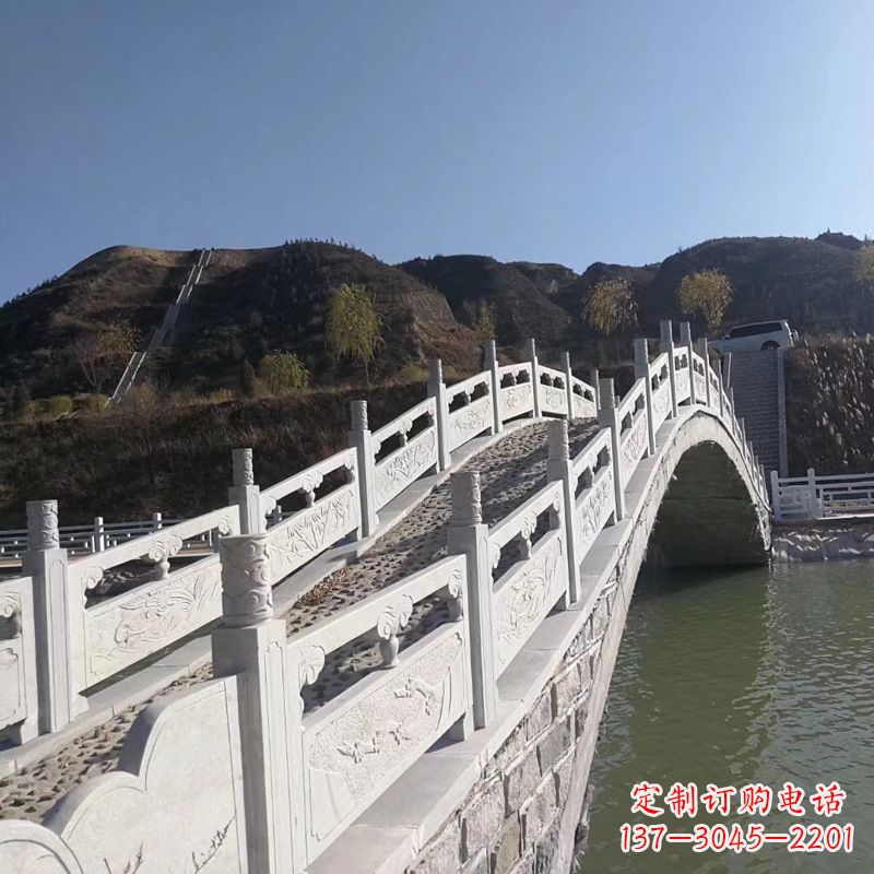 大同汉白玉路桥石栏杆雕塑