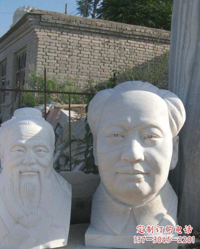 大同精美的汉白玉伟人雕塑