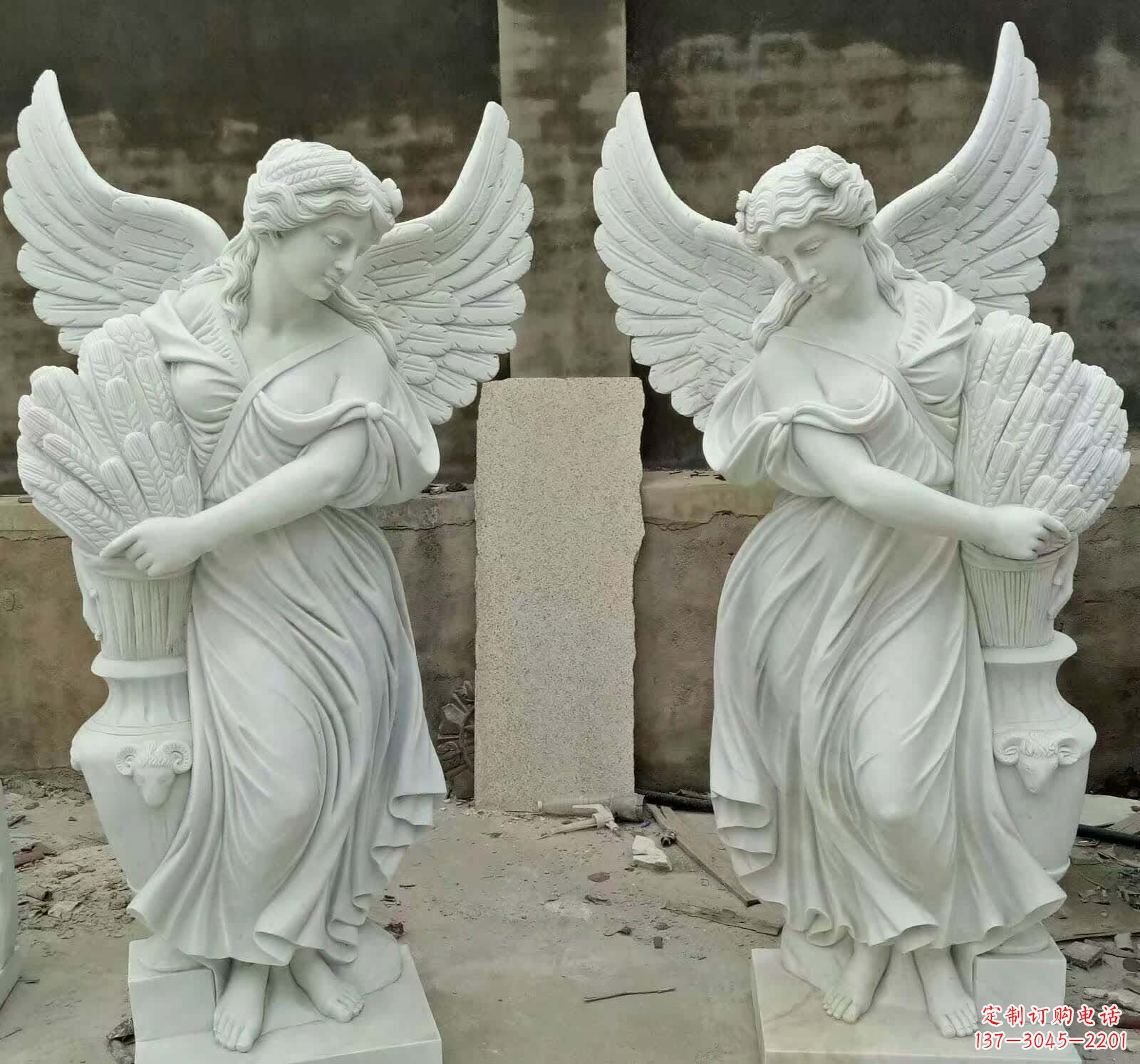 大同汉白玉女神雕塑