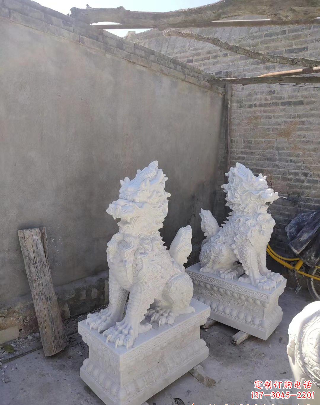 大同得心应手——精美绝伦的汉白玉麒麟雕塑