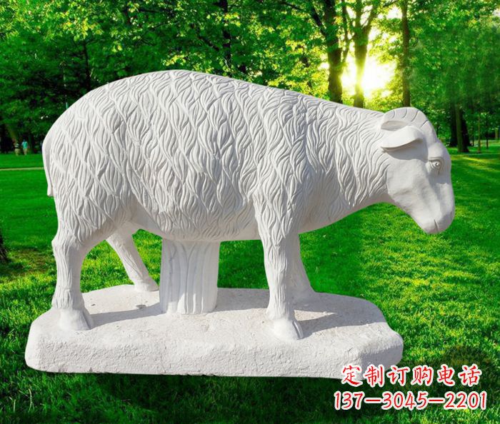 大同高精度玉雕山羊石雕