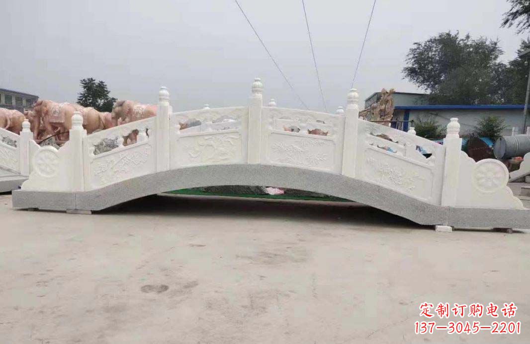 大同汉白玉石桥雕刻,高雅与和谐的完美结合