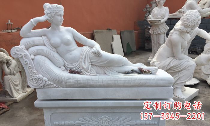 大同中领雕塑汉白玉女人雕塑将精湛的雕刻技艺与…