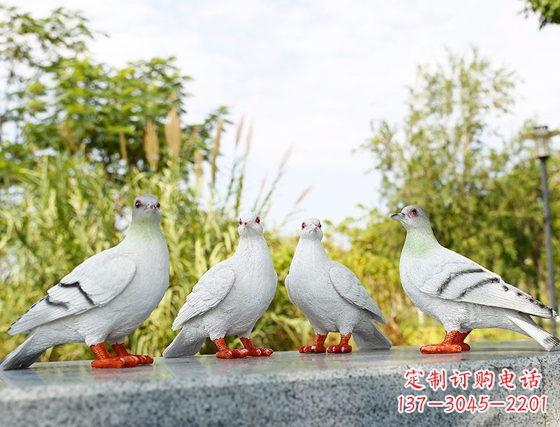 大同中领雕塑-象征和平的标志之鸽