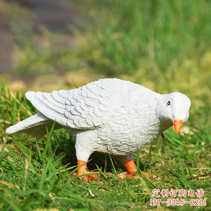 大同中领雕塑:传递和平与爱的和平鸽雕塑