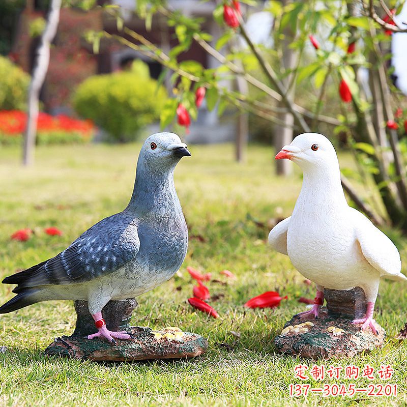 大同和平鸽橄榄枝的雕塑